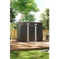 Compact Metal Storage Tool Shed for Garden Patio