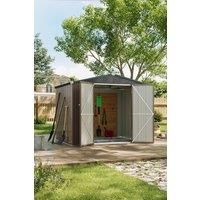 Large Galvanized Steel Lockable Apex Metal Shed