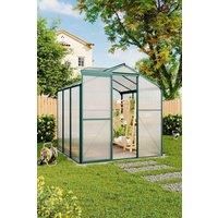 Aluminium Hobby Greenhouse with Window Opening