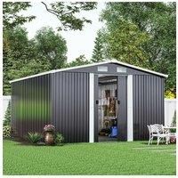 Metal Apex Garden Shed