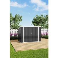 Steel Trash Can Recycle Bin Enclosure Storage Shed