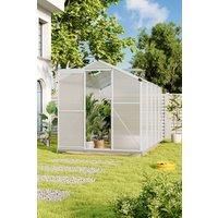 Aluminium Hobby Greenhouse with Base and Window Opening