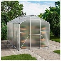Aluminium Hobby Greenhouse with Window Opening