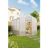 Aluminium Hobby Greenhouse with Window Opening