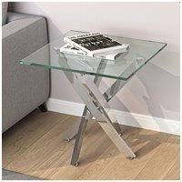 Tempered Glass Top Coffee End Table