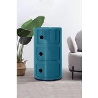 3-Tiered Plastic Storage Drawer Unit