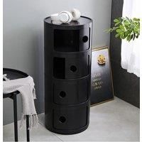 4-Tiered Plastic Storage Drawer Unit