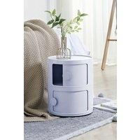 Round Multi-tiered Drawer Storage Unit Organizer