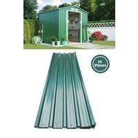 12Pcs Metal Corrugated Roofing Sheets