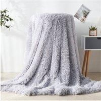 130x160cm Soft Fluffy Shaggy Warm Bed Sofa Bedspread Bedding Sheet Throw Blanket