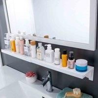 Livingandhome Self-adhesive Bathroom Floating Shelf 38X14Cm