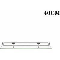Livingandhome 40Cm Wall Mounted Bathroom Storage Shelf 40X0.6Cm