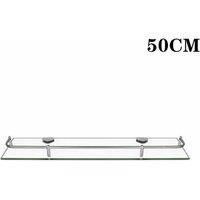 LivingandHome Living and Home 50Cm Wall Mounted Bathroom Storage Shelf 50X0 6Cm
