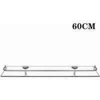 Livingandhome 60Cm Wall Mounted Bathroom Storage Shelf 60X0.6Cm