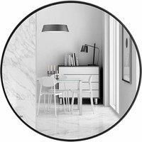 Livingandhome Nordic Wall Hanging Bathroom Mirror 60Cm 60X5.5Cm