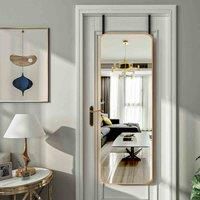 LivingandHome Living and Home Full Length Mirror - Gold 37x147cm