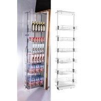 6-Tier Metal Kitchen Pull-out Kitchen Cabinet Basket Shelf