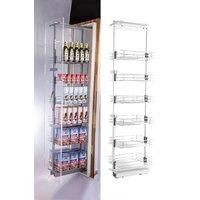 6-Tier Metal Kitchen Pull-out Kitchen Cabinet Basket Shelf