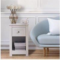 One Drawer Small Side Table