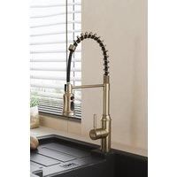 Single Handle Kitchen Faucet with Spring Spout