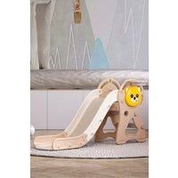 Toddler Slide with Basketball Hoop for Indoor Outdoor