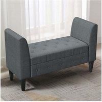 Linen Storage Bed End Bench Ottoman Chaise Pouffe Stool