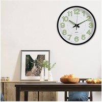 D30cm Luminous Quartz Non-Ticking Wall Clock