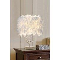 Modern Feather Bedside Table Lamp