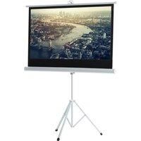 72" Manual Tripod Screen Projector Movie Screen