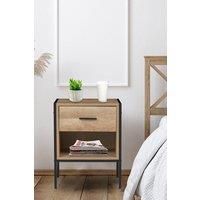 Wooden Nightstand Sofa Side Table with Drawer