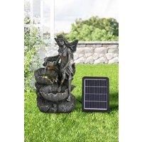 Fairy Solar Resin Water Fountain
