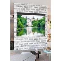 84" Electric Projection Screen With Remote Control