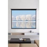 84" Manual Wall Mounted Projection Screen