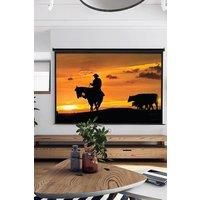 120" Manual Wall Mounted Projection Screen