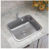 Deep Single Bowl Stainless Steel Kitchen Sink with Strainer