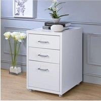 Metal File Cabinet Office Organizer with Wheels