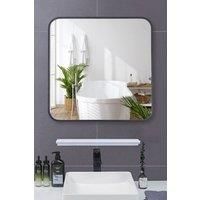 Modern Square Wall Mirror with Aluminum Alloy Frame