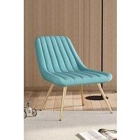 Velvet Upholstered Lounge Accent Chair