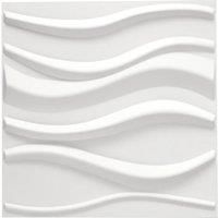 12pcs PVC Textured 3D Wall Panels Decorative Tiles