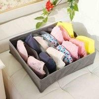 LivingandHome Living and Home 3 Packs Underwear Drawer Organizer Storage Box Bra Tidy Socks Ties Draw Divider