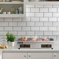 73cm W Stainless Steel Electric Griddle Need to Connect Air Circuit-Breaker