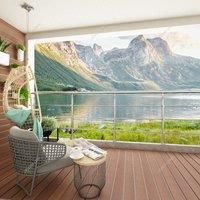60cm Wide Silver Floor Mount Stainless Steel Handrail for Slopes and Stairs
