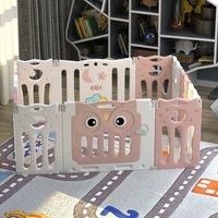 63cm H Kids Safety Play Yard Blue Foldable Home Activity Center