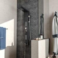 126cm Height 5 Function LED Display Shower Panel Shower System with Hand Shower Head