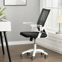 Mesh Back Ergonomic 360 Degree Swivel Office Chair with Folding Armrests