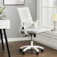 Mesh Back Ergonomic 360 Degree Swivel Office Chair with Folding Armrests