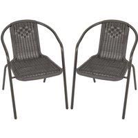 2/4/6 Seater Garden Round Table With Umbrella Hole or Outdoor Chairs