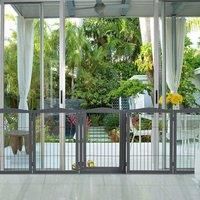 4-Panel Wooden Folding Pet Playpen
