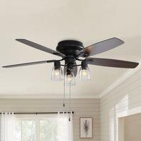 52-inch Low Profile Ceiling Fan Light with Remote