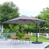 300cm Wide Garden Parasol Outdoor Hanging UV Resistant and Waterproof Umbrella for Patio
